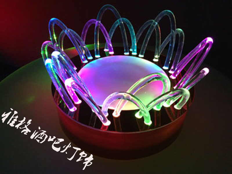 bar KTV luminescence originality Acrylic Wine stand Fruit plate LED Charged wine rack luxury Colorful Lotus Wine standin the Tableware , Flagon/Wineglass/Wine , Wine category - from Buy2taobao.com to provide professional Taobao agent buy service