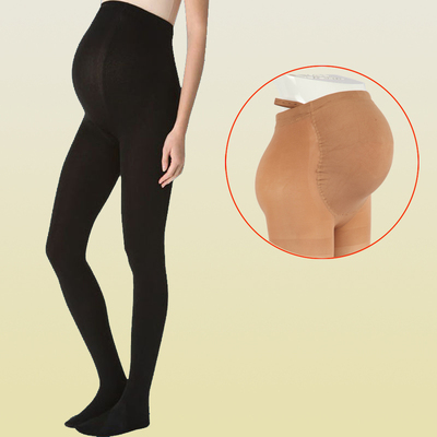 孕妇丝袜孕妇裤袜孕妇打底裤袜加绒加厚可调节大码孕妇袜秋冬款