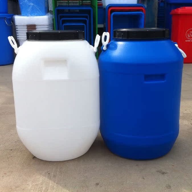 全新料50L公斤食品級帶蓋塑料儲水大桶100斤化工圓桶酵素桶魚桶在類目 戶外/登山/野營/旅行用品, 飲水用具/盛水容器, 水桶中 - 來自Buy2taobao.com提供專業的淘寶代購服務