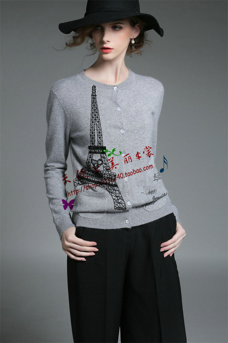 five sister香港五姐妹正品2015秋新 开衫烫钻百搭小外套FK206在类目 女装/女士精品, 毛衣中 - 来自Buy2taobao.com提供专业的淘宝代购服务