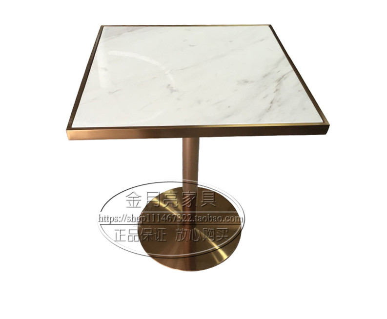 wire drawing brass Stainless steel The reception desk Modern simplicity negotiating table originality Small table a living room sofa Side table Small square tablein the Residential furniture , Tables , Dining table category - from Buy2taobao.com to provide professional Taobao agent buy service