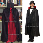 万圣节成人披风斗篷魔术师，演出年会话剧服装，表演吸血鬼帽子绅士