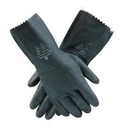 代尔塔EN388-3110EN374EN420氯丁橡胶直筒袖口棉衬里防化机械手套