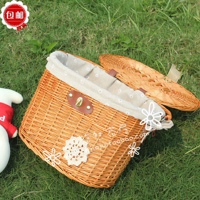 Linen Bicycle basket fold Bicycle basket Willow Bicycle Basket Car baskets The car frame liningin the Bike/Riding equipment/Parts and Accessories , Bicycle Parts/Fitting , BASKET/Car basket category - from Buy2taobao.com to provide professional Taobao agent buy service