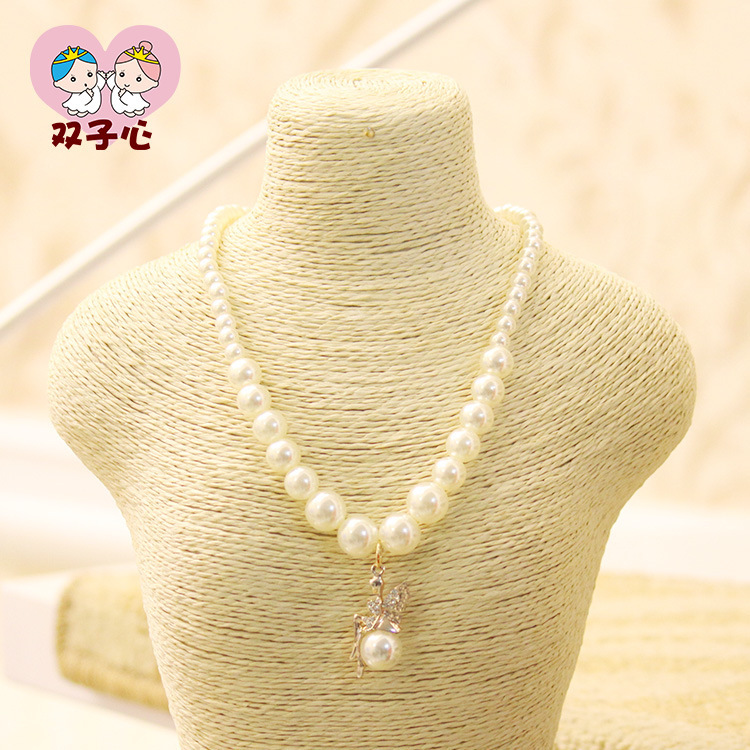 女童项链韩版简约合金吊坠公主珍珠颈链儿童衣服配饰百搭锁骨链短|ruв категории Украшения,ювелирные изделия, ожерелье - от Buy2taobao.com для оказания профессиональной услуги покупки агента Taobao