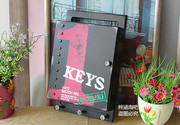zakkakeys钥匙盒收纳盒，复古做旧木盒装饰壁挂摄影道具