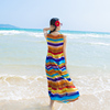 巴厘岛沙滩裙女夏海南(夏海南)三亚显瘦海边度假波西米亚长裙仙大码海滩裙