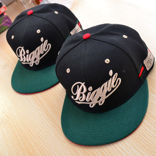 美国潮牌BIGGIE棒球帽SNAPBACK帽子嘻哈板帽hiphop街舞平沿帽男夏