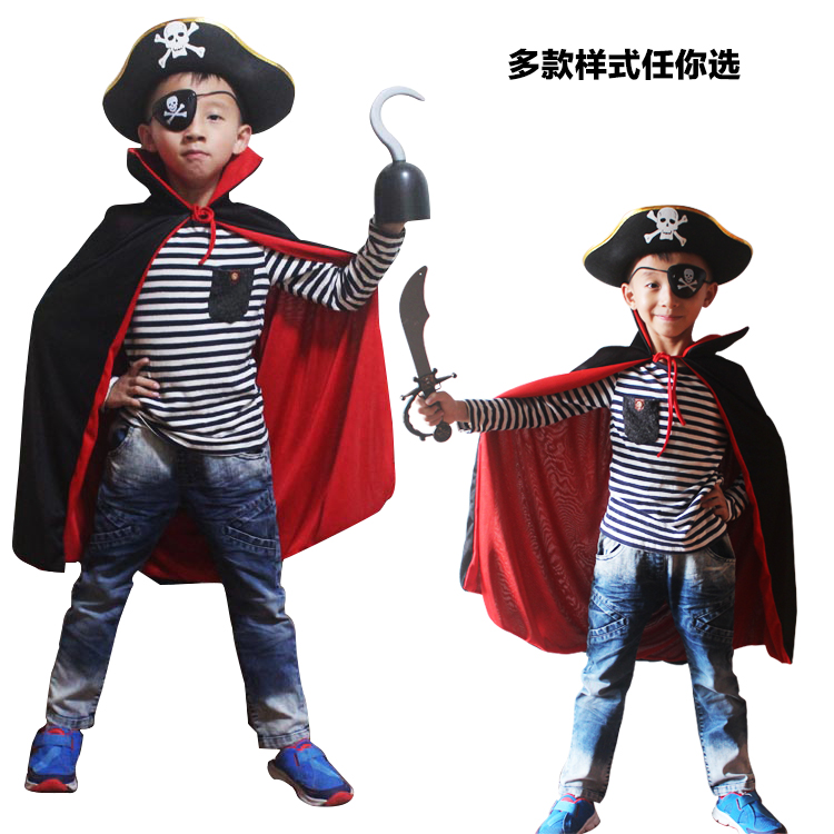 Halloween children Pirate costume festival Masquerade decorate Halloween Pumpkin Capein the Play mode/Anime/Periphery/cos/Board games , Meet/Magic Supplies , Gathering tools/Decoration , Apparel category - from Buy2taobao.com to provide professional Taobao agent buy service