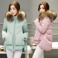 反季2016秋冬新款韩版棉衣女短款修身显瘦真