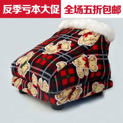 上下架计划:速热型暖脚宝插电式电暖鞋电热鞋取暖器加绒发热鞋暖脚垫可拆洗