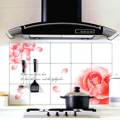 墙面吸油纸厨房防油贴纸隔热家用煤气灶墙壁油