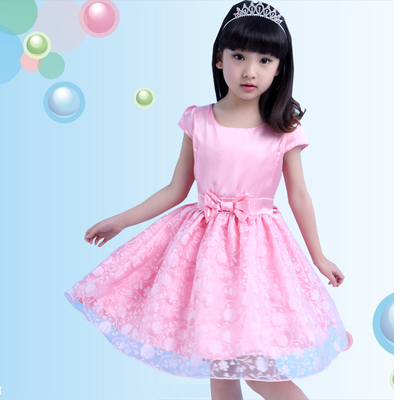 童装女童夏装2016新款儿童连衣裙中大童碎花