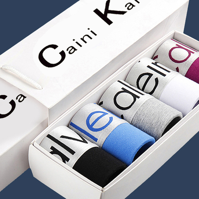 男士内裤男平角裤莫代尔冰丝纯棉透气四角裤本