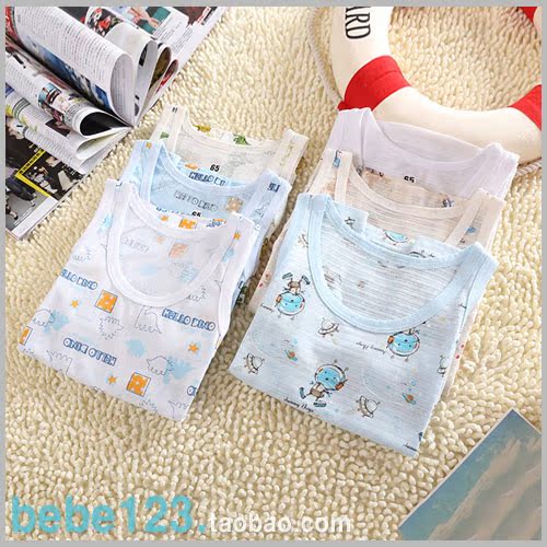 Children's Vests pure cotton Boy Base coat CUHK Sleeveless T-shirt baby 3-5-7-9-11-13 Slingin the Children/Baby/Family fitted , Vest harness category - from Buy2taobao.com to provide professional Taobao agent buy service