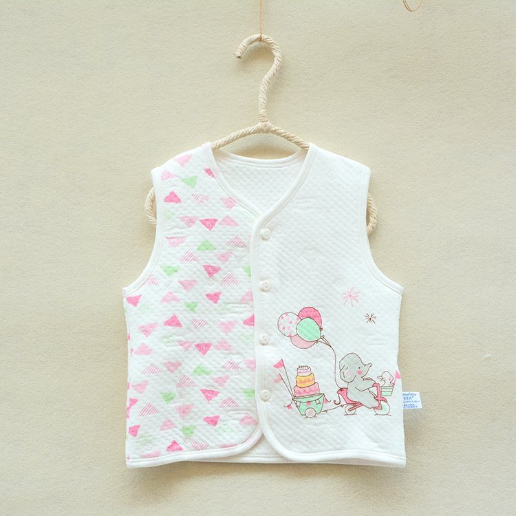 Children's clothing baby Autumn and winter keep warm Vest baby three layers keep warm Vest men and women Small waistcoat 66-110in the Children/Baby/Family fitted , Vest category - from Buy2taobao.com to provide professional Taobao agent buy service