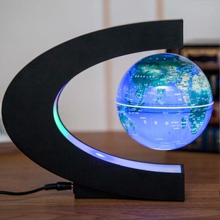 磁悬浮地球仪自转发光欧式办公室桌面客厅摆件创意商务
