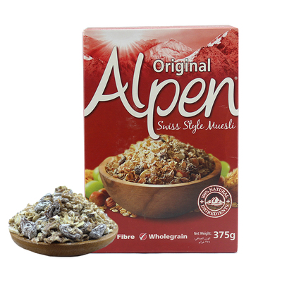 【天猫超市】英国进口维多麦欧倍瑞士风味燕麦干果早餐原味 375g