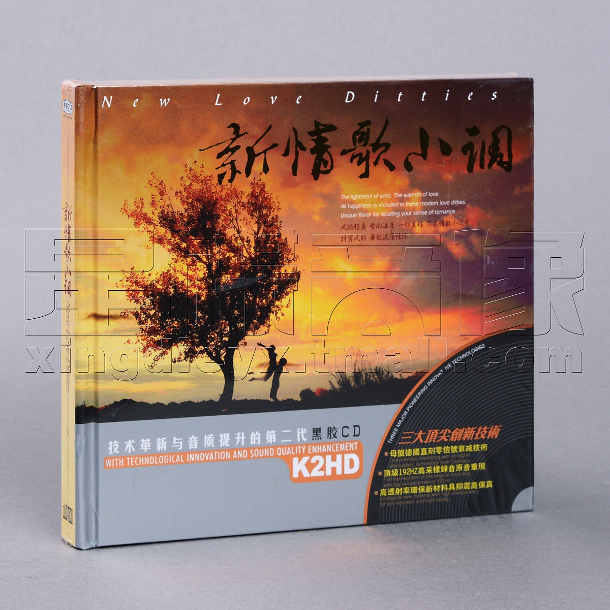 正版汽车音乐车载黑胶碟 发烧碟唱片 新情歌小调 2CD
