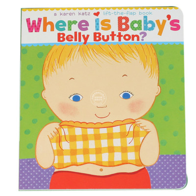 现货karen katz where is baby"s belly button 英文原版 卡伦卡茨