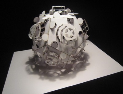 手工才艺展示多面体模型折纸雕立体构成美术作业球体灯罩图纸素材