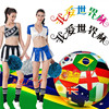 啦啦队服装女演出套装现代舞蹈青春成人街舞表演足球宝贝世界杯新