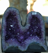 巴西水型紫晶洞  巴西水型紫水晶洞摆件聚宝盆钱袋子 25.8