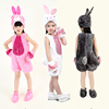 2023小鸡猪狗猫牛羊熊狐狸(熊狐狸，)青蛙猴，兔子表演服装儿童动物舞台演出服