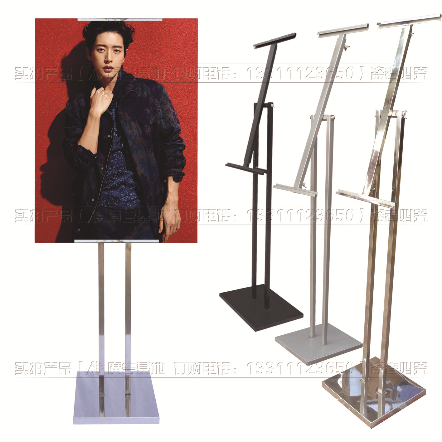 單面KT板支架 不鏽鋼斜面廣告架 海報架立牌指示牌 挂畫架POP展架在類目 商業/辦公傢俱, 城市傢俱, 信息服務設施, X展架/易拉寶中 - 來自Buy2taobao.com提供專業的淘寶代購服務
