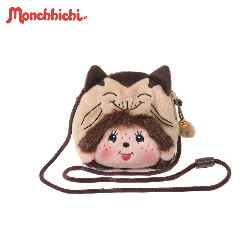 Monchhichi萌趣趣 JACOB CAT 龙猫-零钱包随身易携带可爱斜挎小包在类目 玩具/童车/益智/积木/模型, 娃娃/配件中 - 来自Buy2taobao.com提供专业的淘宝代购服务