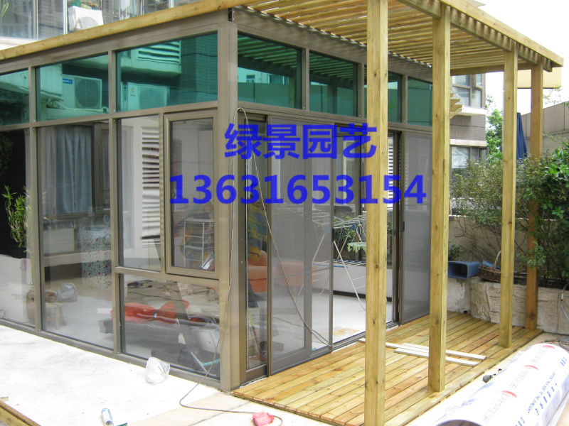 防腐木板花架 铝合金阳光房外搭防腐木雨蓬 不锈钢外搭木架阳光房在类目 基础建材, 木方, 防腐木中 - 来自Buy2taobao.com提供专业的淘宝代购服务