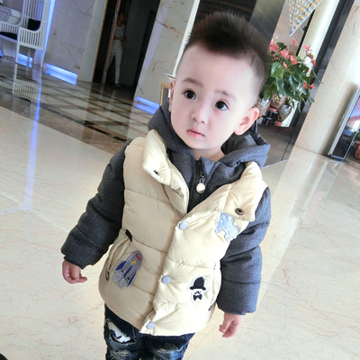 男童加厚棉袄冬季童装婴儿外套儿童棉服宝宝棉衣小童冬装1-3岁0