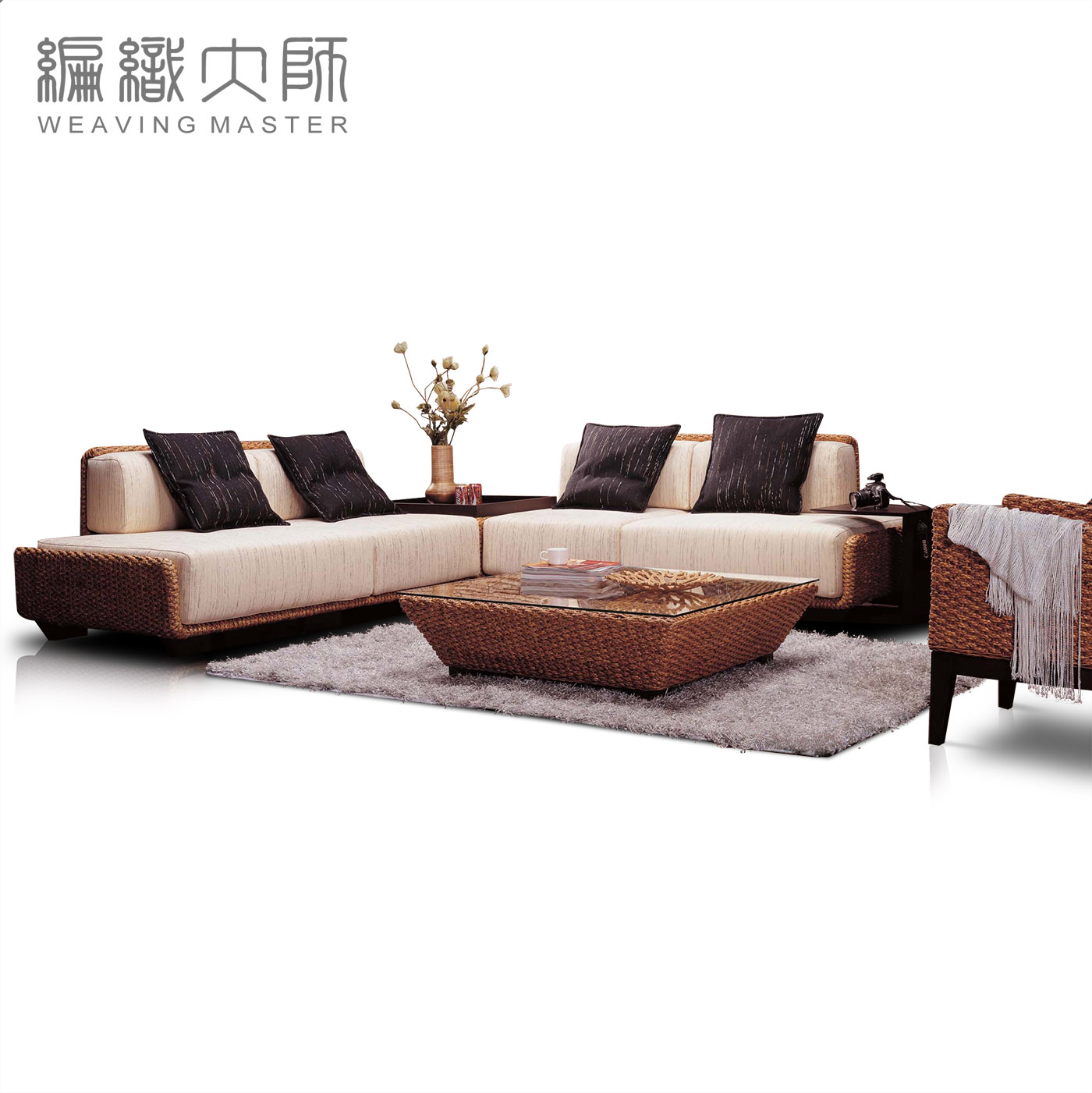 编织大师 藤艺家具 藤沙发客厅 组合 转角位 茶几 L型沙发61|msdalam kategori perabot kediaman, perabot, Hidup Perabot Bilik, Sofa + sudut beberapa - dari Buy2taobao.com untuk memberikan perkhidmatan ejen Taobao profesional membeli