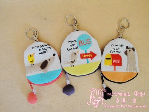 韩国布艺包包 品牌布艺小钥匙包(带钥匙扣)三款|msdalam kategori Beg kulit/wanita/beg lelaki, dompet - dari Buy2taobao.com untuk memberikan perkhidmatan ejen Taobao profesional membeli