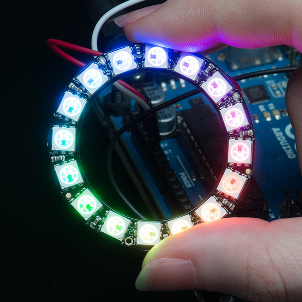 Hot Worldwide 5050 16-Bit RGB LED Ring WS2812 Round Decorati|ruв категории упаковка, упаковка товаров широкого потребления, галантерейная упаковка - от Buy2taobao.com для оказания профессиональной услуги покупки агента Taobao