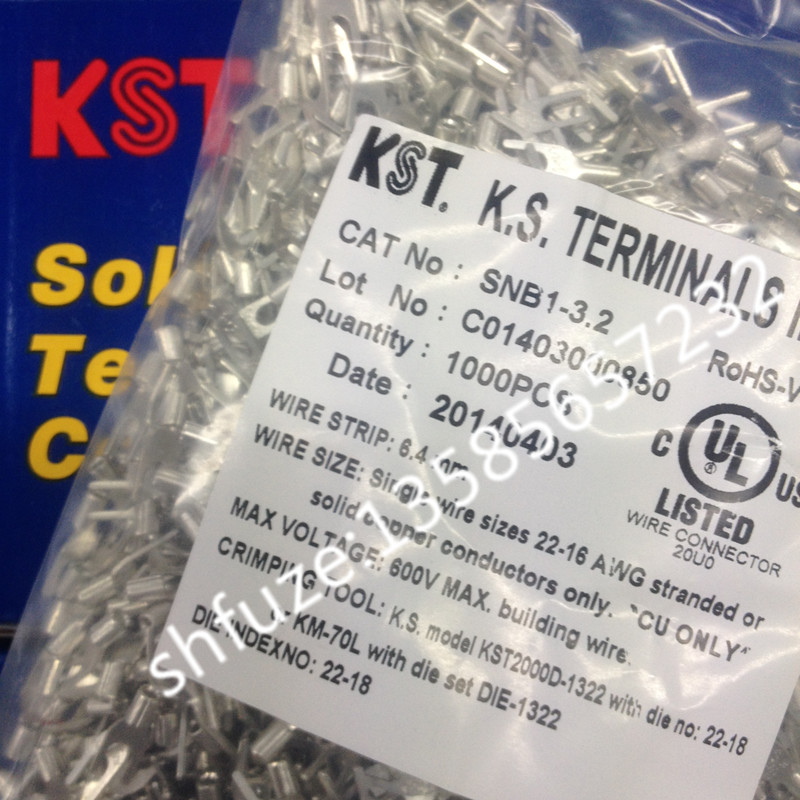 Taiwan KST Terminals SNB1-3.2/SNBS1-3.7/4/5/6SNBL Fork type bare terminalin the 3C Digital Accessories, Electronic components market , Electronic component , Connector category - from Buy2taobao.com to provide professional Taobao agent buy service