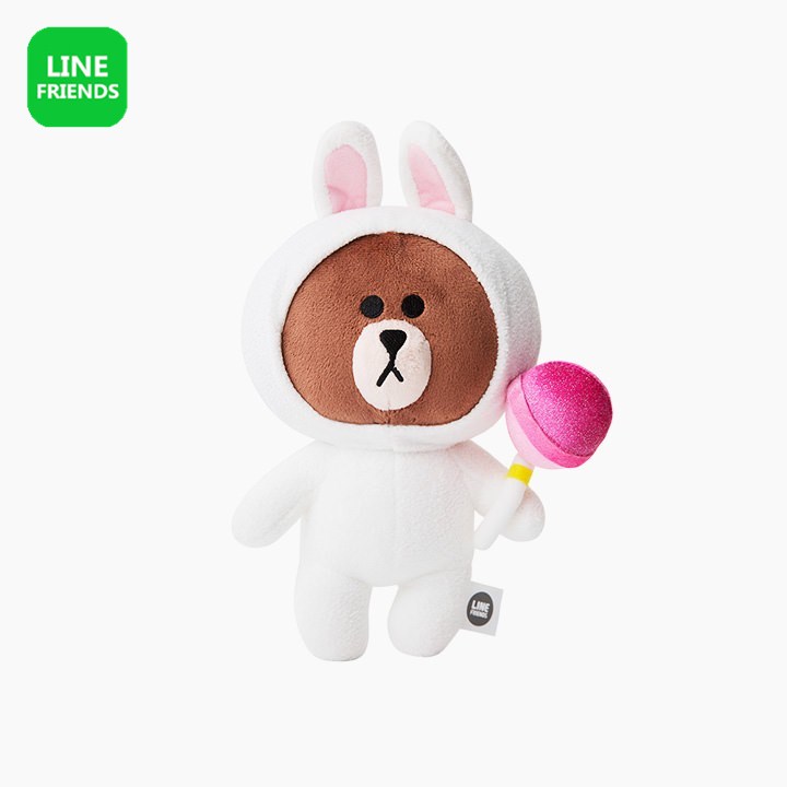 韩国正品 LINE FRIENDS 正版布朗熊可妮兔毛绒公仔 可爱玩偶玩具在类目 玩具/童车/益智/积木/模型, 毛绒布艺类玩具中 - 来自Buy2taobao.com提供专业的淘宝代购服务