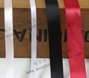 红色黑色白色单面涤纶缎带丝带DIY发箍蝴蝶结腰带手链手工材料