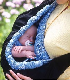 初生婴儿襁褓背带背袋单肩背带斜侧抱袋横抱式纯棉宝宝摇篮式抱带