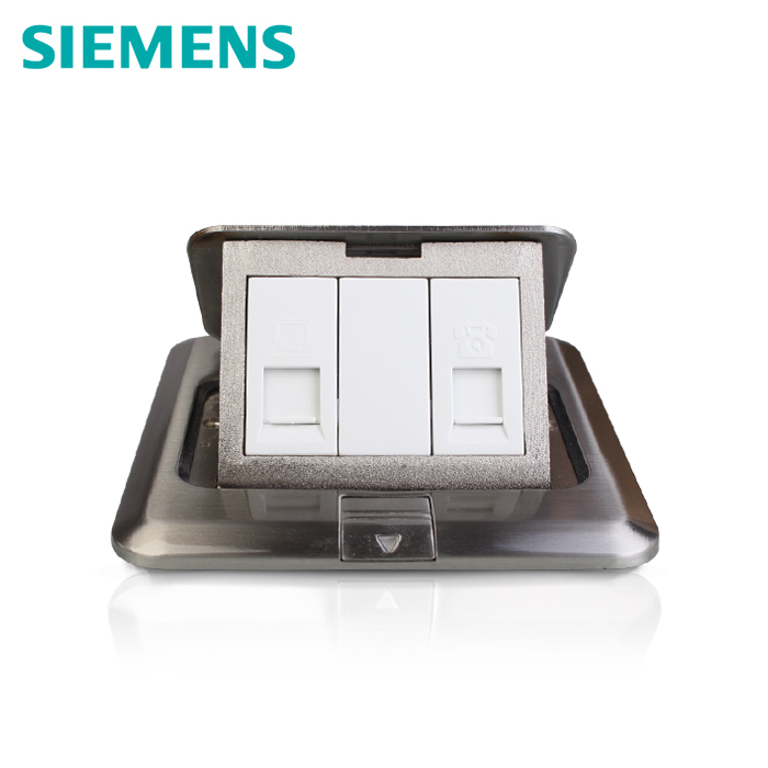 siemens Switch socket Ground insertion Telephone computer socket Stainless steel Water Network Ground socket quality goodsin the Electronic/Electrician , Outlet , Inserted category - from Buy2taobao.com to provide professional Taobao agent buy service