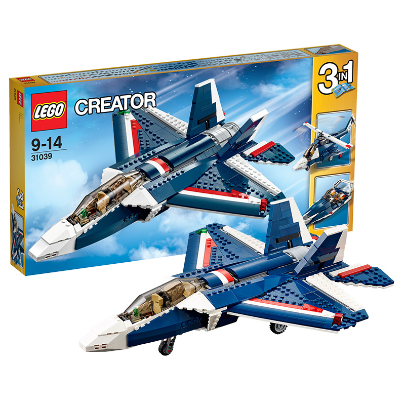 乐高创意百变31039蓝色能量喷气飞机 LEGO CREATOR 三合一积木