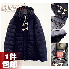 Пуховик мужской 包邮esprit/edc专柜正品新款男士牛角扣水洗棉加厚羽绒服kyd5106o