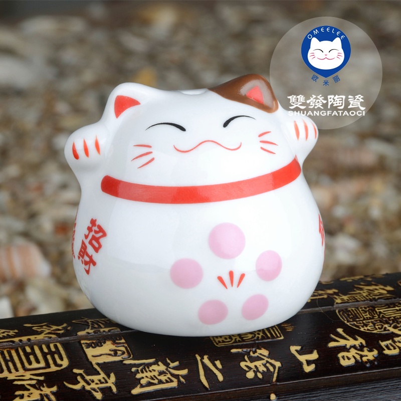 direct deal ceramics Car Pendant Fortune cat High white Red Plum blossom Car hitch Naked cat diy Jushi pendulumin the Car/Articles/Fitting/Refit , Car Accessories/The jewelry , Car hanging category - from Buy2taobao.com to provide professional Taobao agent buy service
