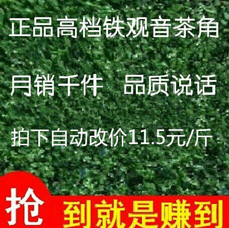 安溪铁观音清香型 铁观音茶角 特级铁观音1725 乌龙茶叶 500g包邮