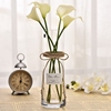 文艺小清新手工玻璃，花瓶客厅餐桌摆设，简约透明干花花瓶插花装饰