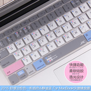 适用苹果macbook12电脑air13pro13.3寸笔记本键盘膜，11功能保护膜快捷键os功能贴pro16英寸超薄轻15创意配件