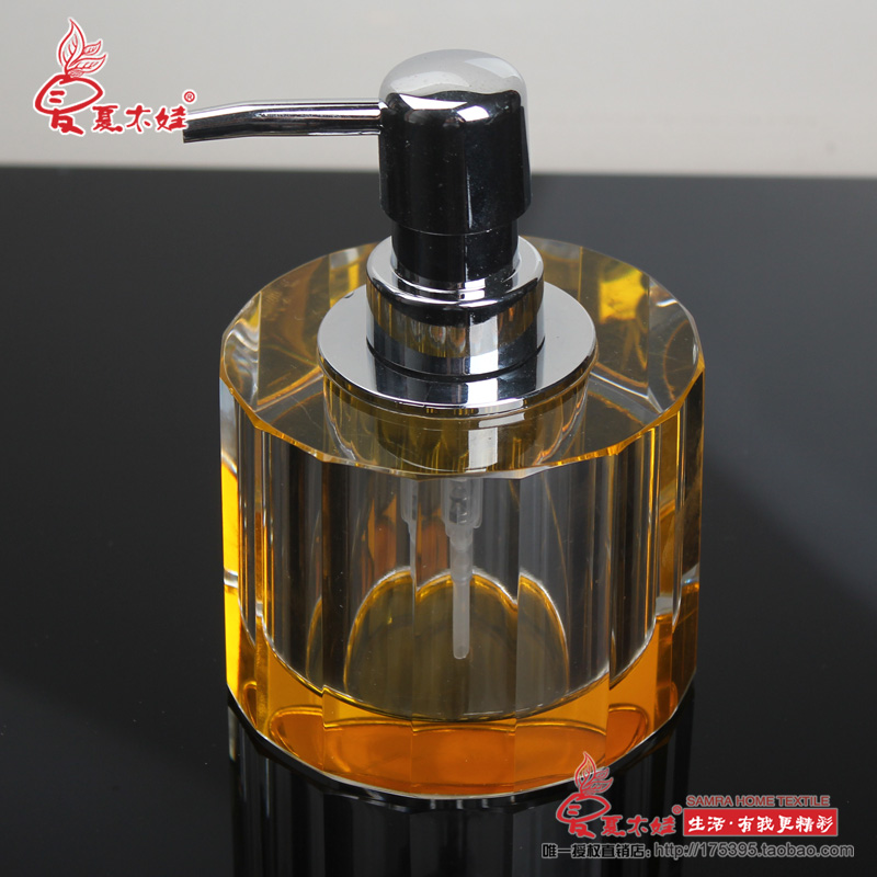 高档水晶洗手液瓶 皂液器 沐浴瓶 洗洁精瓶 酒店用品 定做LOGO|ruв категории семья/личные чистящие средства, ванная приборов/принадлежности для ванной, эмульсия устройство - от Buy2taobao.com для оказания профессиональной услуги покупки агента Taobao