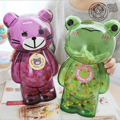 Super large originality lovely transparent Notes Piggy bank Piggy bank Storage tank children Friend A birthday presentin the Festive supplies/Gift , Gift ideas , Piggy bank category - from Buy2taobao.com to provide professional Taobao agent buy service