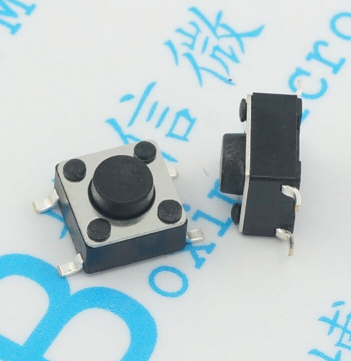 6x6x4.3 贴片 铜脚耐高温 按键 微动开关6*6规格 4.3高度按钮开关在类目 3C数码配件, 电子元器件市场, 开关/按钮, 轻触开关/触摸开关中 - 来自Buy2taobao.com提供专业的淘宝代购服务