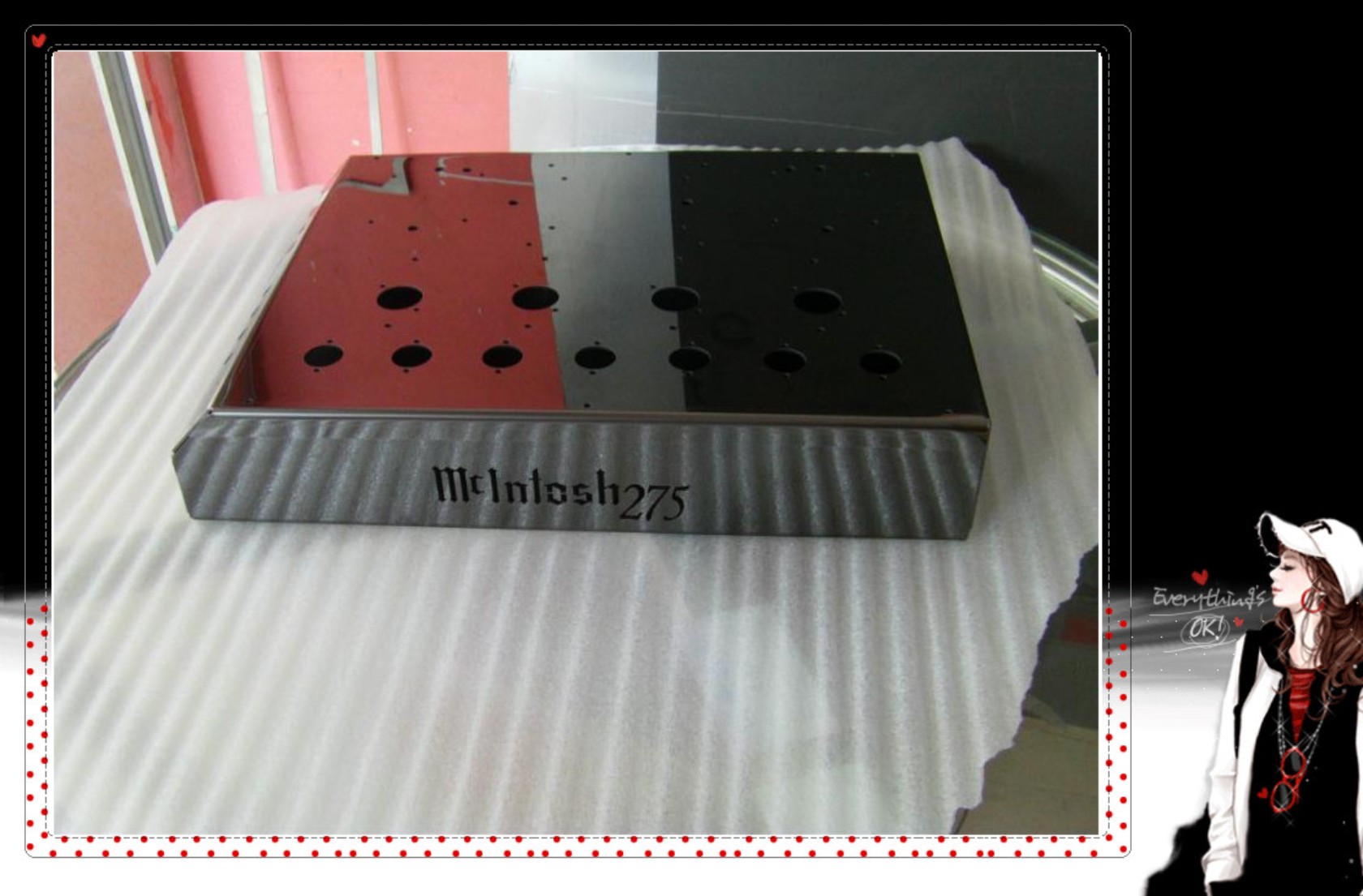 Danji hifi Copy*McIntosh Chassis Chassis Mirror Rose Gold Stainless steel productsin the Audio appliances , Video Appliance Parts , hifi Audio Accessories , Chassis category - from Buy2taobao.com to provide professional Taobao agent buy service